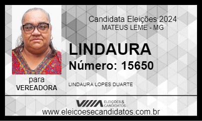 Candidato LINDAURA  2024 - MATEUS LEME - Eleições