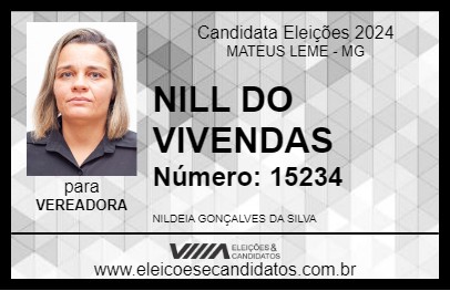 Candidato NILL DO VIVENDAS 2024 - MATEUS LEME - Eleições