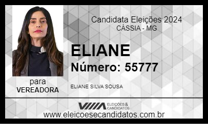 Candidato ELIANE 2024 - CÁSSIA - Eleições