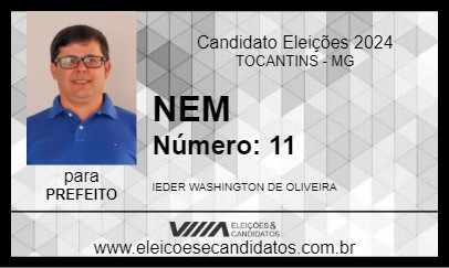 Candidato NEM 2024 - TOCANTINS - Eleições