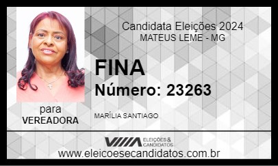 Candidato FINA 2024 - MATEUS LEME - Eleições