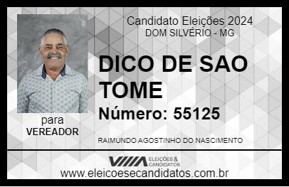 Candidato DICO DE SAO TOME 2024 - DOM SILVÉRIO - Eleições