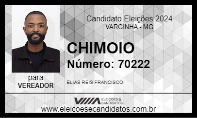 Candidato CHIMOIO 2024 - VARGINHA - Eleições