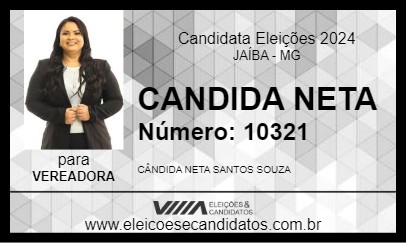 Candidato CANDIDA NETA 2024 - JAÍBA - Eleições