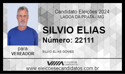 Candidato SILVIO ELIAS 2024 - LAGOA DA PRATA - Eleições