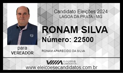 Candidato RONAM SILVA 2024 - LAGOA DA PRATA - Eleições