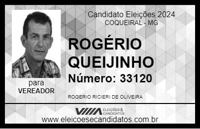 Candidato ROGÉRIO QUEIJINHO 2024 - COQUEIRAL - Eleições