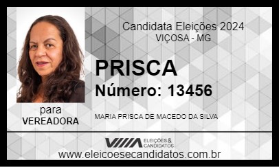 Candidato PRISCA 2024 - VIÇOSA - Eleições