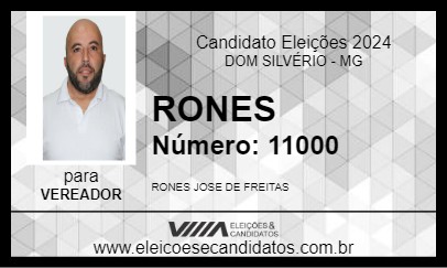 Candidato RONES 2024 - DOM SILVÉRIO - Eleições