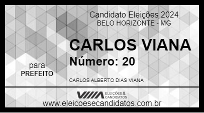 Candidato CARLOS VIANA 2024 - BELO HORIZONTE - Eleições