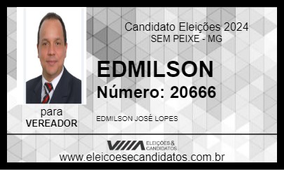 Candidato EDMILSON 2024 - SEM PEIXE - Eleições