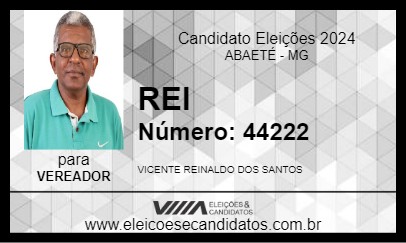 Candidato REI 2024 - ABAETÉ - Eleições