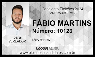 Candidato FÁBIO MARTINS 2024 - ANDRADAS - Eleições