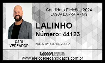 Candidato LALINHO 2024 - LAGOA DA PRATA - Eleições