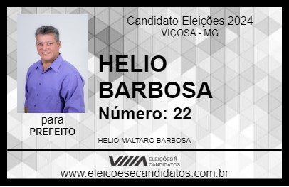 Candidato HELIO BARBOSA 2024 - VIÇOSA - Eleições