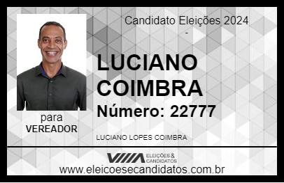 Candidato LUCIANO COIMBRA 2024 - VIÇOSA - Eleições