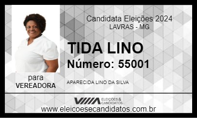 Candidato TIDA LINO 2024 - LAVRAS - Eleições