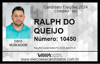 Candidato RALPH DO QUEIJO 2024 - COIMBRA - Eleições