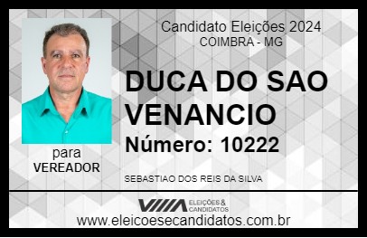 Candidato DUCA DO SAO VENANCIO 2024 - COIMBRA - Eleições