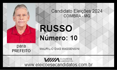 Candidato RUSSO 2024 - COIMBRA - Eleições