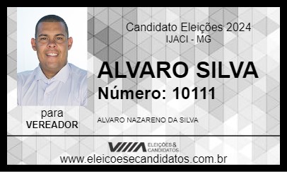 Candidato ALVARO SILVA 2024 - IJACI - Eleições