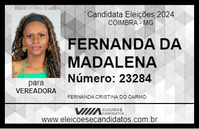 Candidato FERNANDA DA MADALENA 2024 - COIMBRA - Eleições