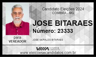 Candidato JOSE BITARAES 2024 - COIMBRA - Eleições