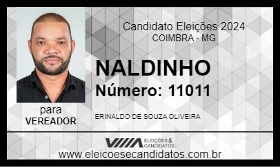 Candidato NALDINHO 2024 - COIMBRA - Eleições