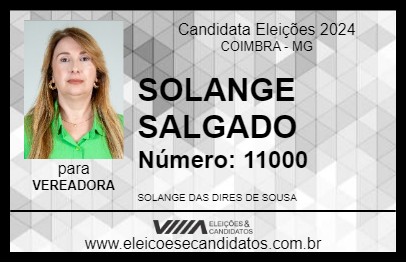 Candidato SOLANGE SALGADO 2024 - COIMBRA - Eleições