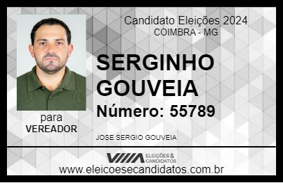 Candidato SERGINHO GOUVEIA 2024 - COIMBRA - Eleições