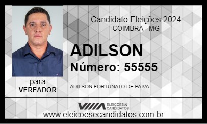 Candidato ADILSON  2024 - COIMBRA - Eleições