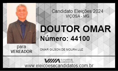 Candidato DOUTOR OMAR 2024 - VIÇOSA - Eleições