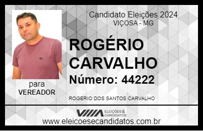 Candidato ROGÉRIO CARVALHO 2024 - VIÇOSA - Eleições