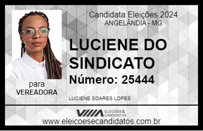 Candidato LUCIENE DO SINDICATO 2024 - ANGELÂNDIA - Eleições