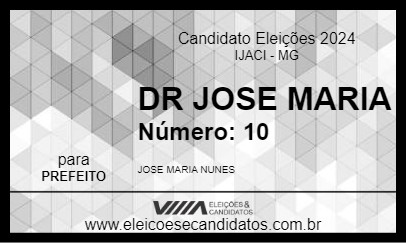 Candidato DR JOSE MARIA 2024 - IJACI - Eleições