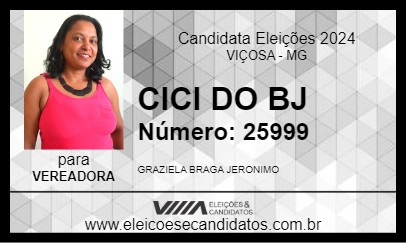 Candidato CICI DO BJ 2024 - VIÇOSA - Eleições