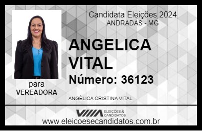 Candidato ANGELICA VITAL 2024 - ANDRADAS - Eleições