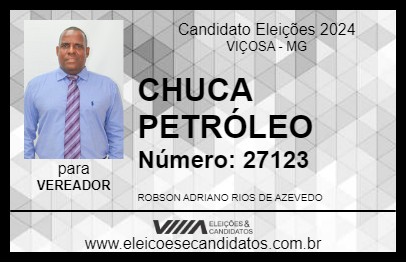 Candidato CHUCA PETRÓLEO 2024 - VIÇOSA - Eleições