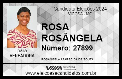 Candidato ROSA ROSÂNGELA 2024 - VIÇOSA - Eleições