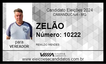 Candidato ZELÃO 2024 - CAMANDUCAIA - Eleições