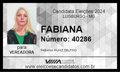 Candidato FABIANA 2024 - LUISBURGO - Eleições