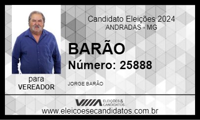 Candidato BARÃO 2024 - ANDRADAS - Eleições