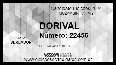 Candidato DORIVAL 2024 - MUZAMBINHO - Eleições