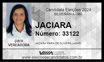 Candidato JACIARA 2024 - SILVEIRÂNIA - Eleições