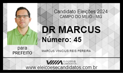 Candidato DR MARCUS 2024 - CAMPO DO MEIO - Eleições