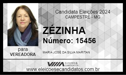 Candidato ZÉZINHA 2024 - CAMPESTRE - Eleições