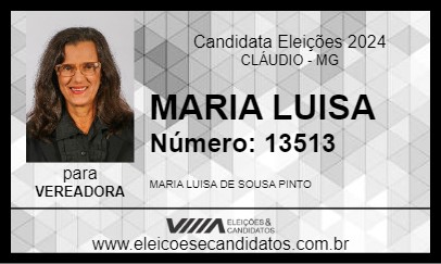 Candidato MARIA LUISA 2024 - CLÁUDIO - Eleições