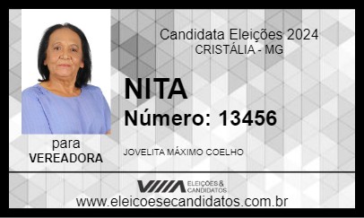 Candidato NITA 2024 - CRISTÁLIA - Eleições