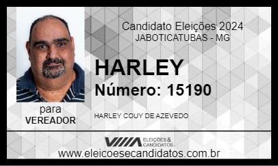 Candidato HARLEY 2024 - JABOTICATUBAS - Eleições