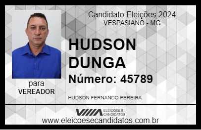 Candidato HUDSON DUNGA 2024 - VESPASIANO - Eleições